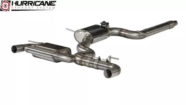 Hurricane Exhaust 3.5" ECE Klappenanlage für VW Golf GTI 7.5 Performance OPF V3